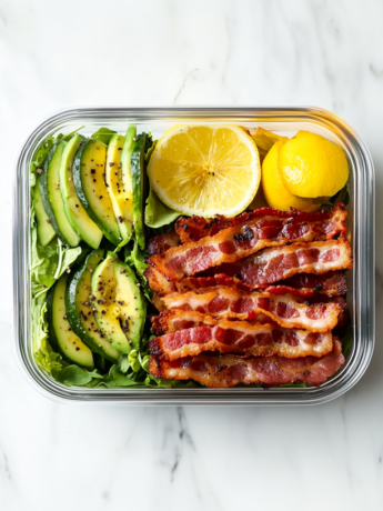 Bacon and Avocado Keto Salad