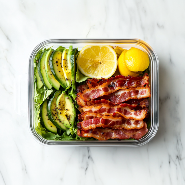 Bacon and Avocado Keto Salad