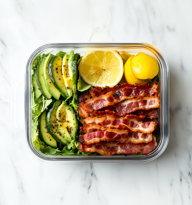 Bacon and Avocado Keto Salad