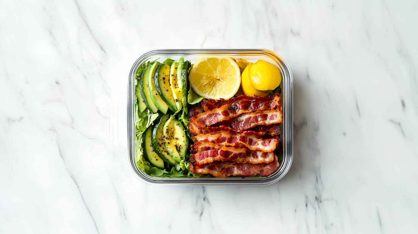 Bacon and Avocado Keto Salad