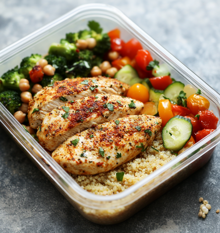 High Protein Chicken Meal Prep Recipe