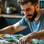 health conscious meal prep container