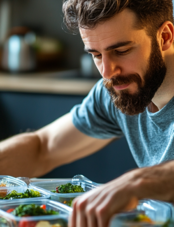 health conscious meal prep container